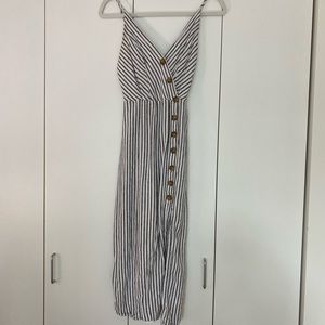 Urban Outfitters stripped midi dress